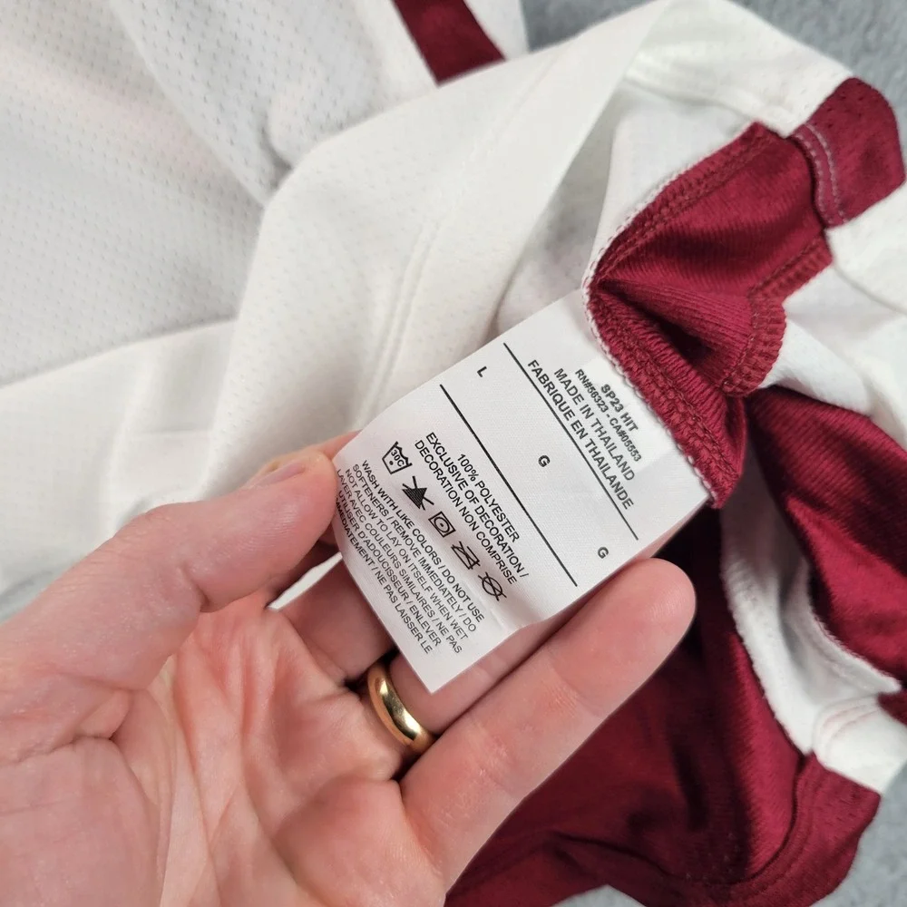 Nike Kids Reversible‎ Basketball Jersey Maroon White DN5269-612 Size Large L